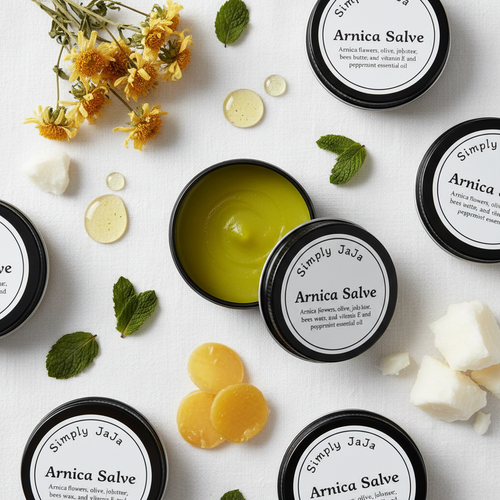 Arnica Salve Flat Lay