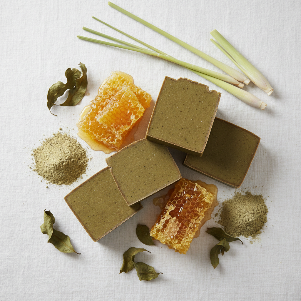 Qasil Honey Flat Lay