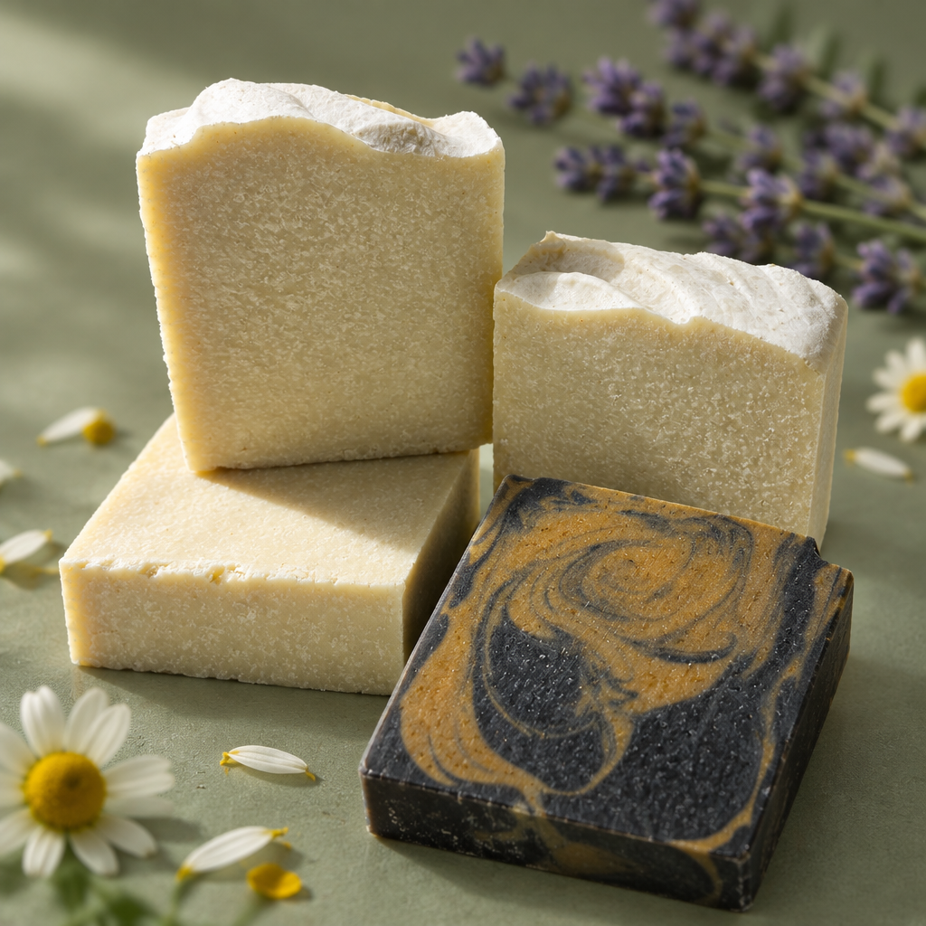 Tallow balm with botanical styling