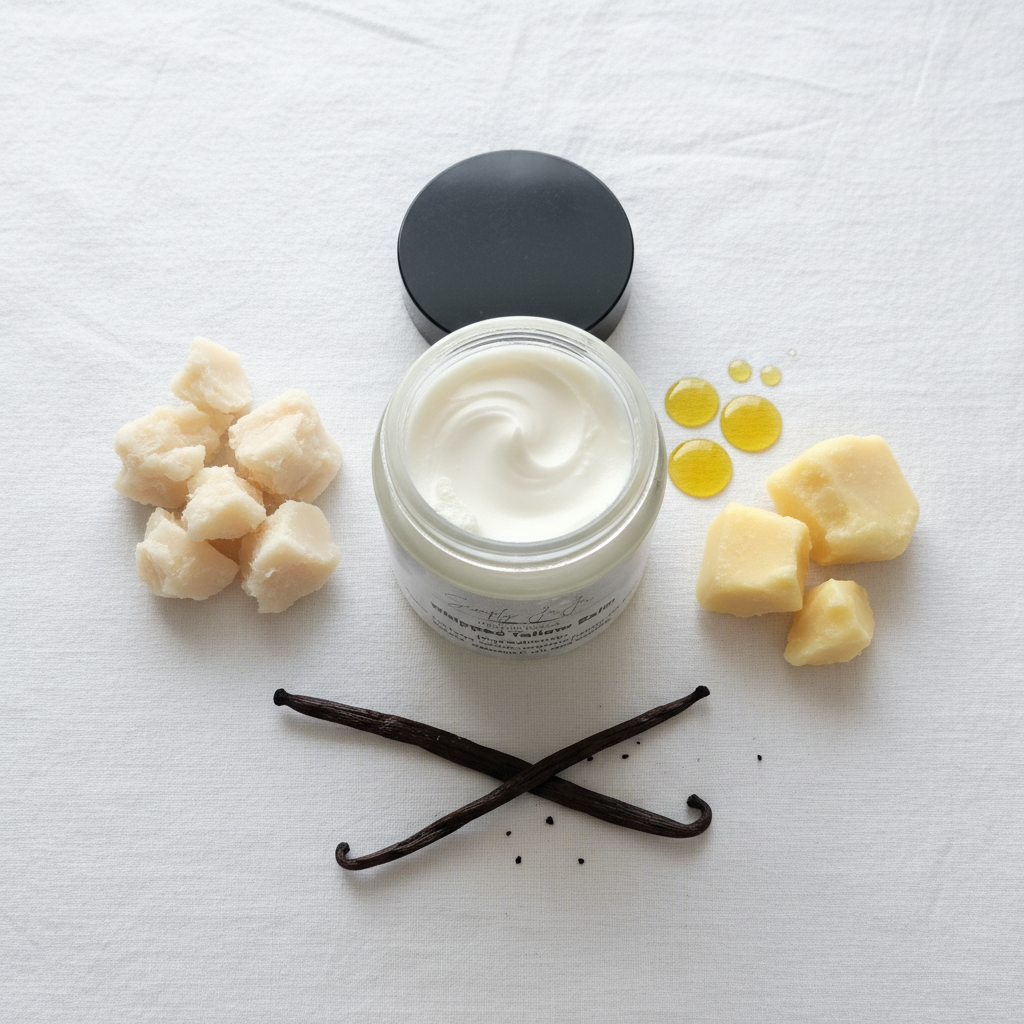 Whipped Tallow Flat Lay